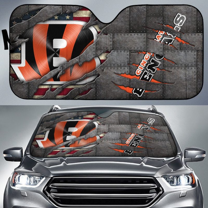 Cincinnati Bengals Car Auto Windshield Sun Shade WSS1132