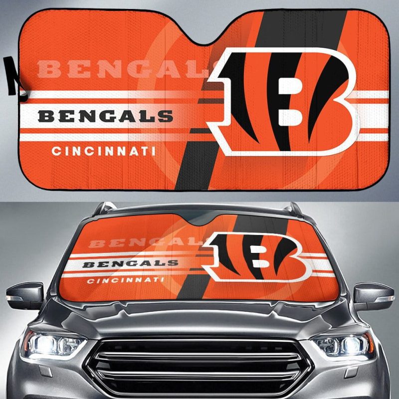 Cincinnati Bengals Car Auto Windshield Sun Shade WSS1158