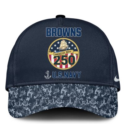 Cleveland Browns Navy 250th Birthday Classic Cap