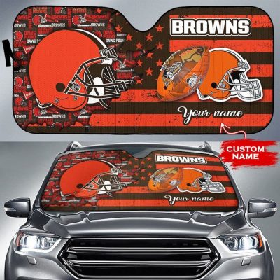 Cleveland Browns Personalized Car Auto Windshield Sun Shade WSS1041