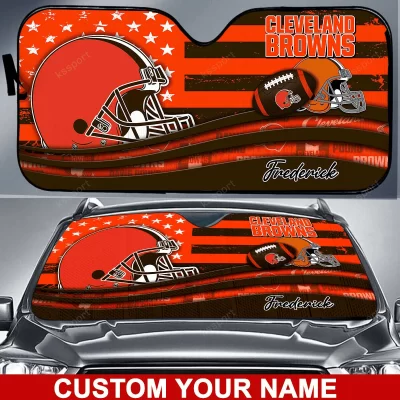 Cleveland Browns Personalized Car Auto Windshield Sun Shade WSS1259