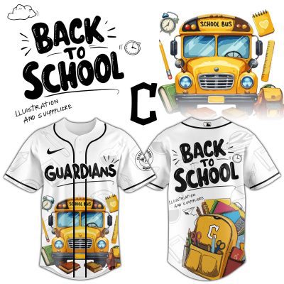 Cleveland Guardians MLB x Back To School Personalized Baseball Jersey For Fans