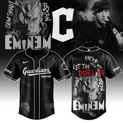 Cleveland Guardians MLB x Eminem Stans' To Launch In Theatres Worldwide Personalized Baseball Jersey For Fans