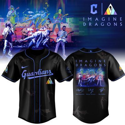 Cleveland Guardians MLB x Imagine Dragons 17th Anniversary Tour Personalized Baseball Jersey For Fans