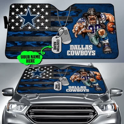 Dallas Cowboys Personalized Car Auto Windshield Sun Shade WSS1225