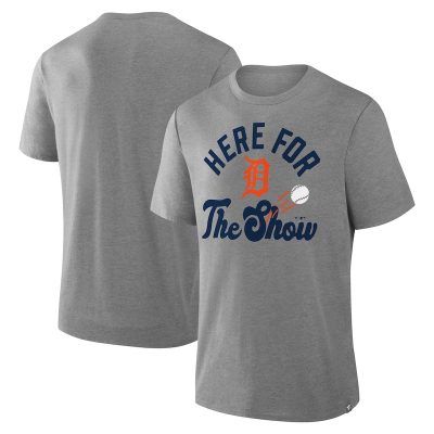 Detroit Tigers Nostalgia T-Shirt - Heather Gray