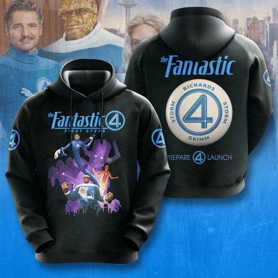 Fantastic 4 First Steps 2025 Unisex Performance Hoodie FTT4008