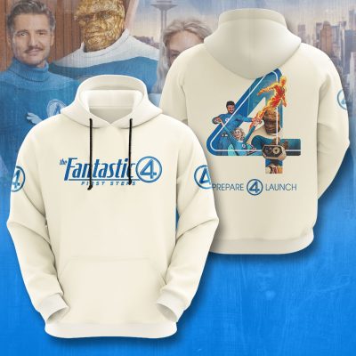 Fantastic 4 First Steps 2025 Unisex Performance Hoodie FTT4009