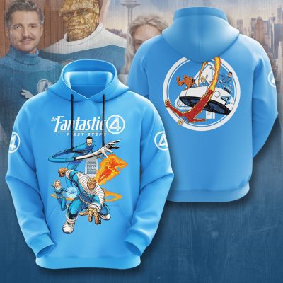 Fantastic 4 First Steps 2025 Unisex Performance Hoodie FTT4013