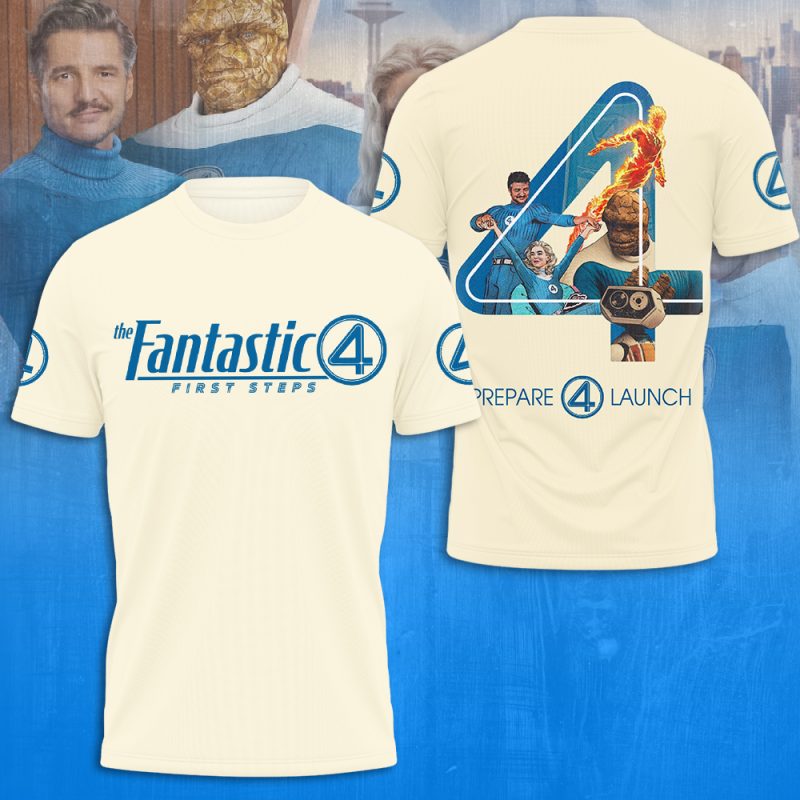 Fantastic 4 First Steps 2025 Unisex Performance T-Shirt FTT4001