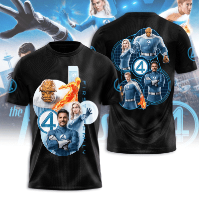 Fantastic 4 First Steps 2025 Unisex Performance T-Shirt FTT4002