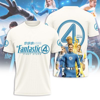 Fantastic 4 First Steps 2025 Unisex Performance T-Shirt FTT4003