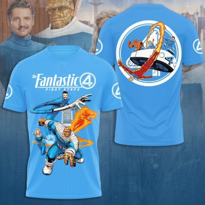 Fantastic 4 First Steps 2025 Unisex Performance T-Shirt FTT4006