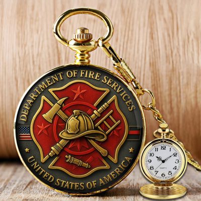 Firefighter Custom Pocket Watch PKW1007