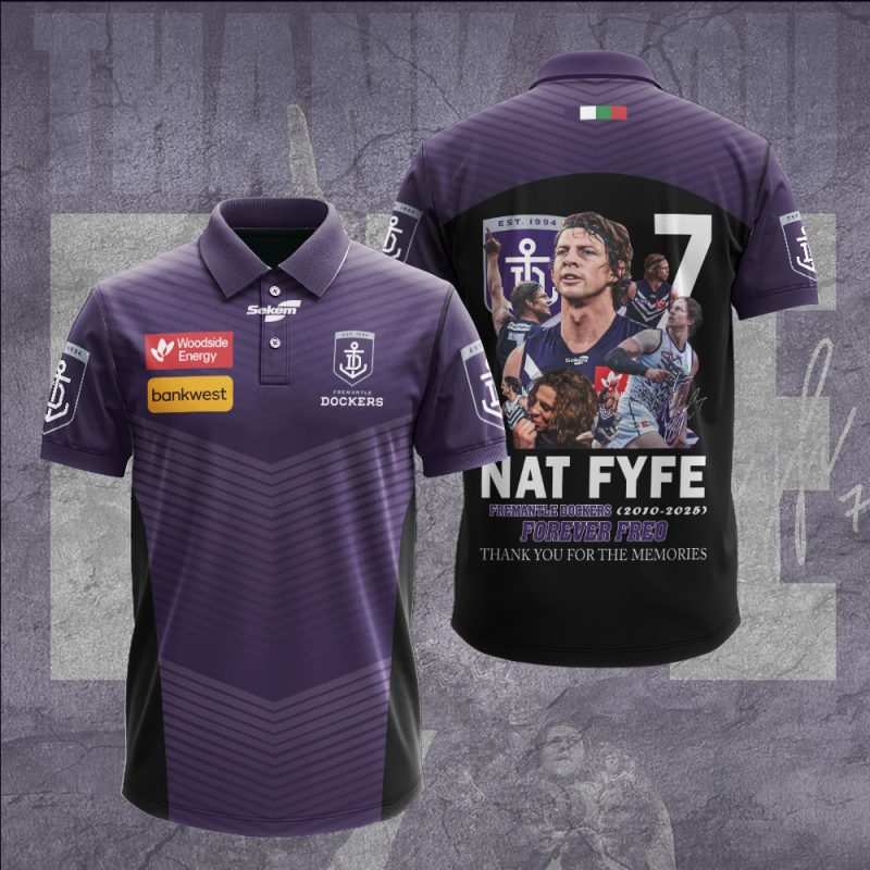Fremantle Football Club x Nat Fyfe Polo Shirt FFC1019