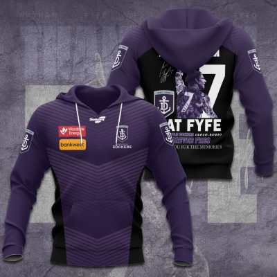 Fremantle Football Club x Nat Fyfe Unisex Performance Hoodie FFC1011