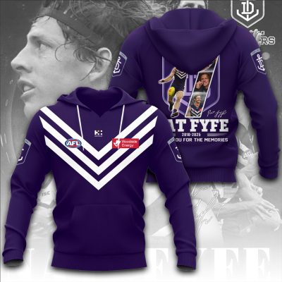 Fremantle Football Club x Nat Fyfe Unisex Performance Hoodie FFC1012