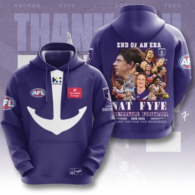 Fremantle Football Club x Nat Fyfe Unisex Performance Hoodie FFC1015