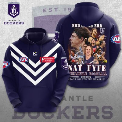 Fremantle Football Club x Nat Fyfe Unisex Performance Hoodie FFC1016