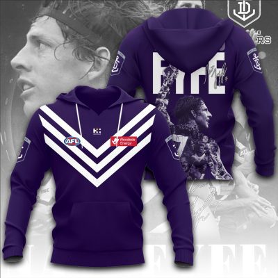 Fremantle Football Club x Nat Fyfe Unisex Performance Hoodie WIN3072