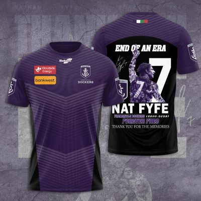 Fremantle Football Club x Nat Fyfe Unisex Performance T-Shirt FFC1001