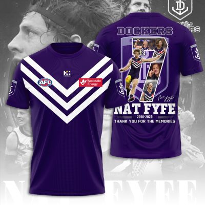 Fremantle Football Club x Nat Fyfe Unisex Performance T-Shirt FFC1002