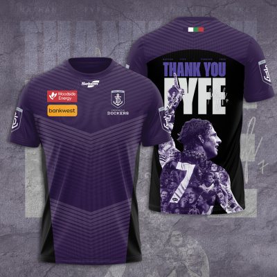 Fremantle Football Club x Nat Fyfe Unisex Performance T-Shirt FFC1007