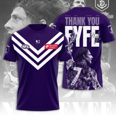 Fremantle Football Club x Nat Fyfe Unisex Performance T-Shirt WIN3053