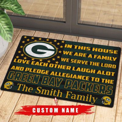 Green Bay Packers Personalized Doormat FLOORMAT1590