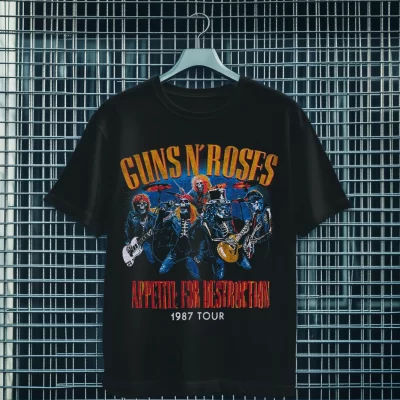 Guns N' Roses T-Shirt Guns N' Roses Appetite For Destruction 1987 Tour T-Shirt