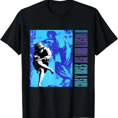 Guns N' Roses T-Shirt Guns N' Roses Use Your Illusion II T-Shirt Men Women Tee
