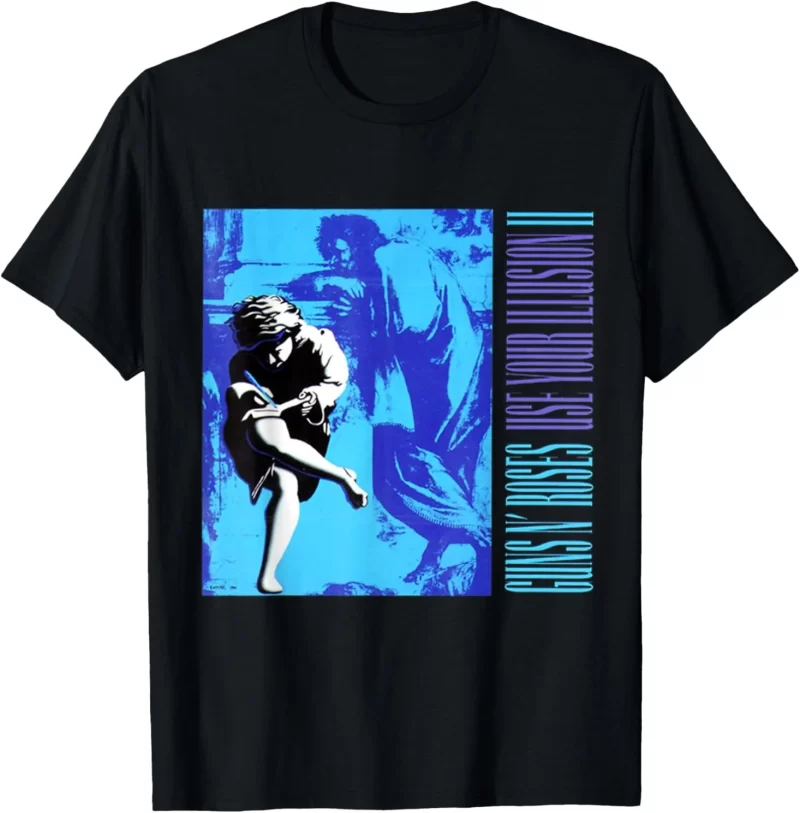 Guns N' Roses T-Shirt Guns N' Roses Use Your Illusion II T-Shirt Men Women Tee