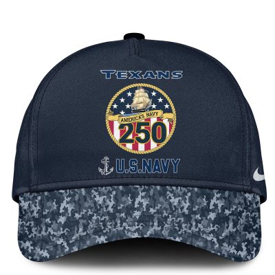 Houston Texans Navy 250th Birthday Classic Cap