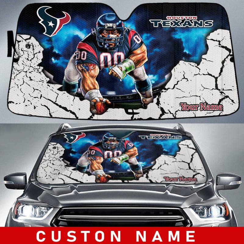 Houston Texans Personalized Car Auto Windshield Sun Shade WSS1076