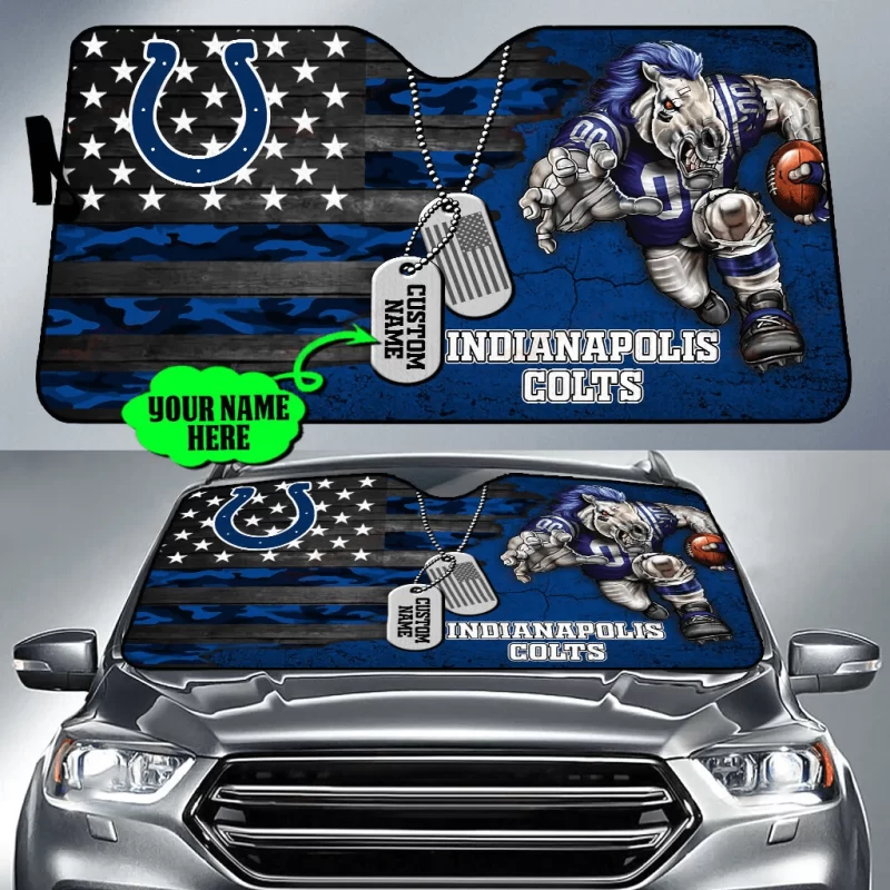 Indianapolis Colts Personalized Car Auto Windshield Sun Shade WSS1258