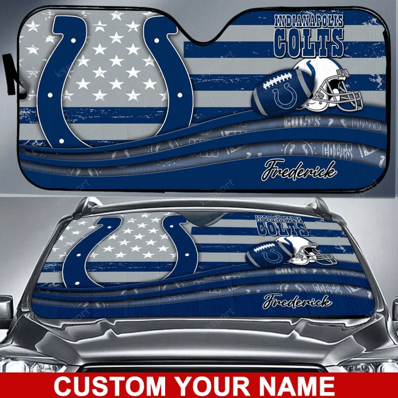 Indianapolis Colts Personalized Car Auto Windshield Sun Shade WSS1265