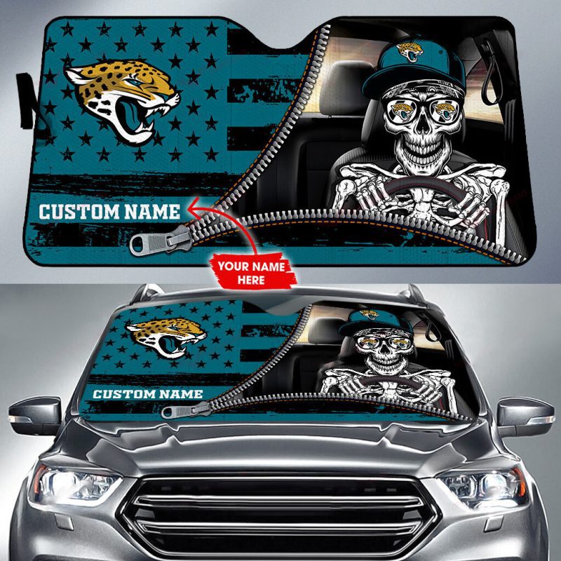 Jacksonville Jaguars Personalized Car Auto Windshield Sun Shade WSS1246