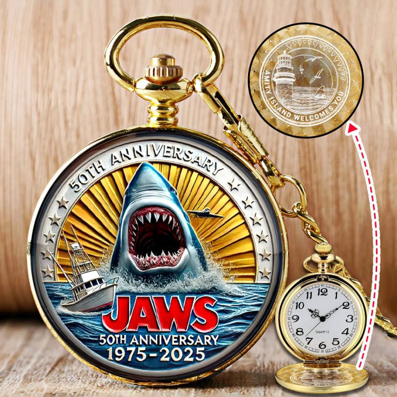 Jaws Custom Pocket Watch PKW1017