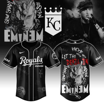 Kansas City Royals MLB x Eminem Stans' To Launch In Theatres Worldwide Personalized Baseball Jersey For Fans