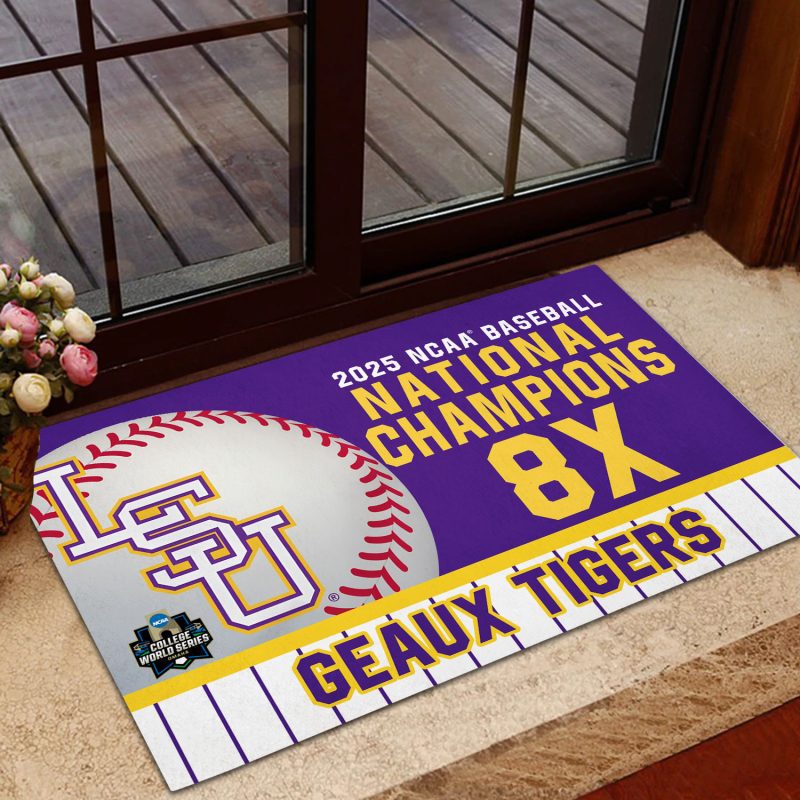 LSU Tigers Baseball Foldable Doormat FLOORMAT1036
