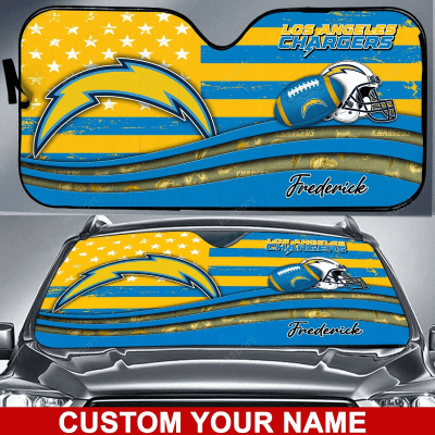 Los Angeles Chargers Personalized Car Auto Windshield Sun Shade WSS1231