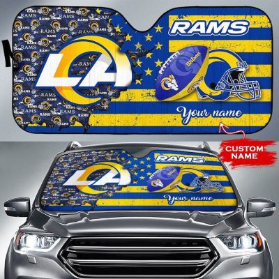 Los Angeles Rams Personalized Car Auto Windshield Sun Shade WSS1025