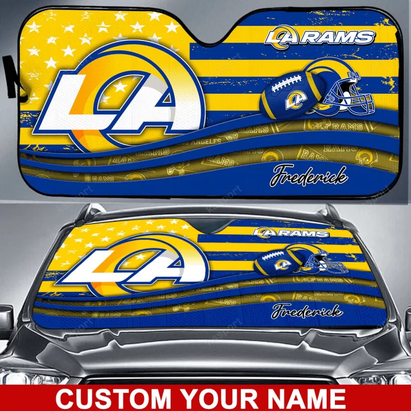 Los Angeles Rams Personalized Car Auto Windshield Sun Shade WSS1178