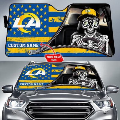 Los Angeles Rams Personalized Car Auto Windshield Sun Shade WSS1186