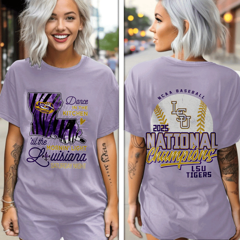 Lsu Tigers Baseball National Champs 2025 Unisex Performance T-Shirt WIN1179