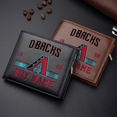 MLB Arizona Diamondbacks Personalized Name Leather Wallet