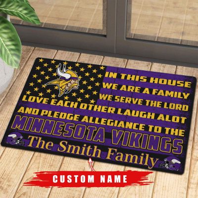 Minnesota Vikings Personalized Doormat FLOORMAT1570