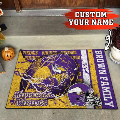 Minnesota Vikings Personalized Doormat FLOORMAT1577