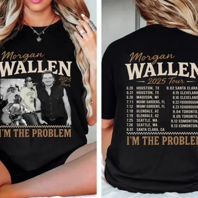 Morgan Wallen I'm The Problem 2025 Tour 2 Sided Shirt Country Music Shirt 2025