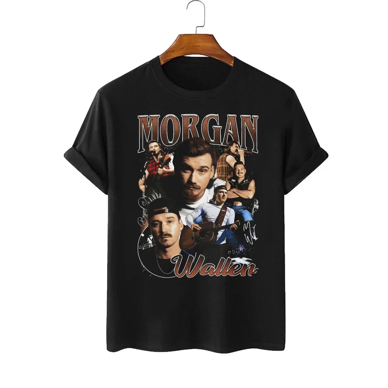 Morgan Wallen T-Shirt Rap Style Country Music Artist Concert Tour Merch T-Shirt